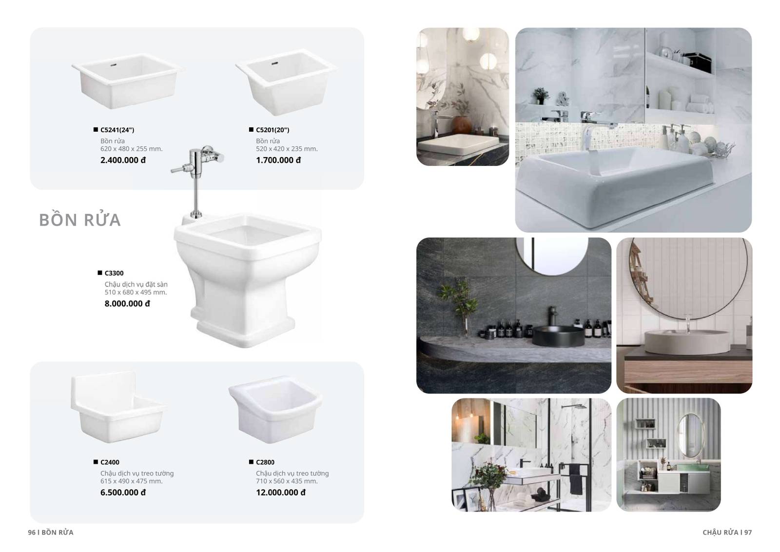 Thiết bị vệ sinh COTTO Catalogue và Bảng giá mới nhất 2025 /Page 47